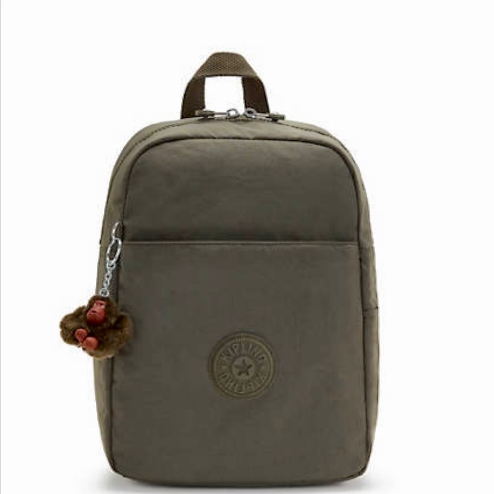 Kipling Ferris Field Green Backpack